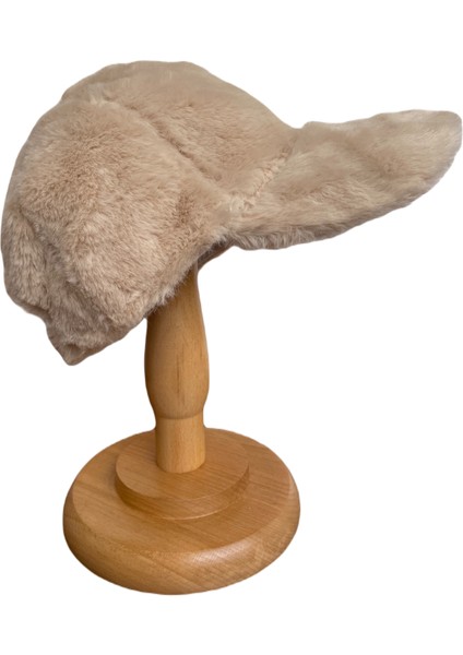 Kadın Yumuşacık Peluş Kürk Şapka