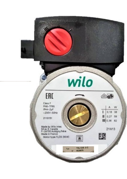 Wilo Bosch Tsl 12/5-3 84W Saat Yönü Tersi Pompa Motoru