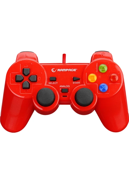 SG-R602 Ps3/pc Kırmızı USB 1.8m Joypad