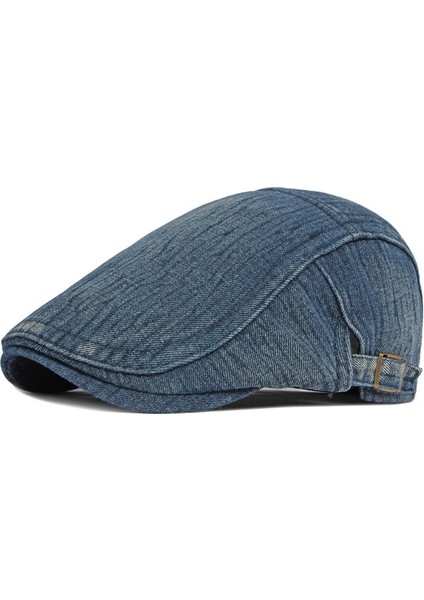 Unisex Şık ve Çok Yönlü Denim Pamuklu Şapka (Yurt Dışından)