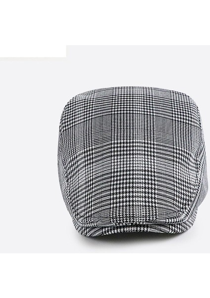 Şık ve Çok Yönlü Retro Ekose Pamuklu Bere (Yurt Dışından) modelleri