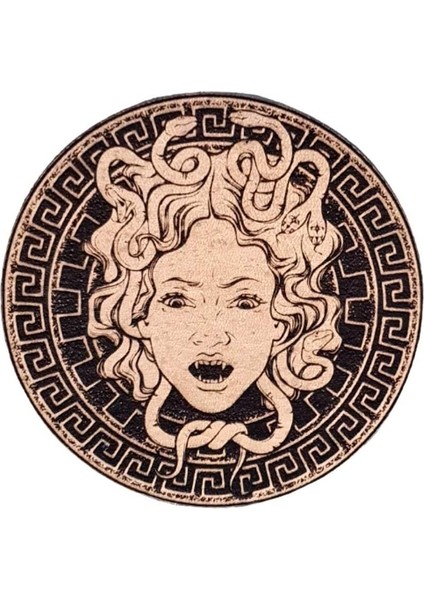 Medusa - Deri Peç - Arma - Askeri Patch Pitbul Peç Patch