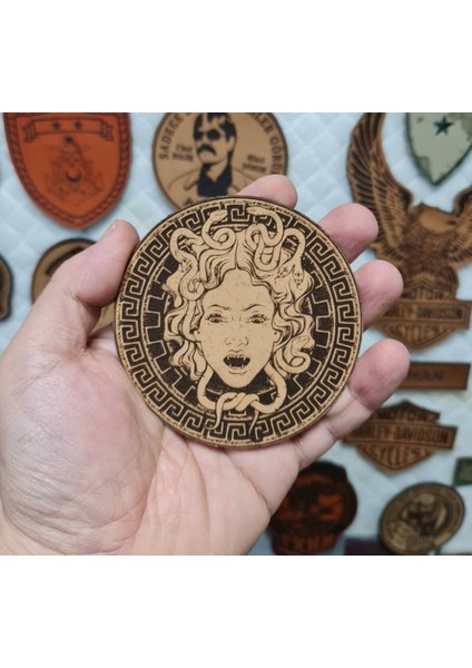 Medusa - Deri Peç - Arma - Askeri Patch Pitbul Peç Patch fiyatları