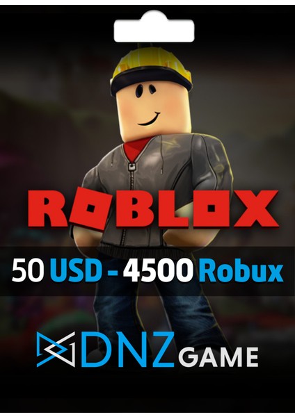 Roblox Gift Card 50 Usd 4500 Robux