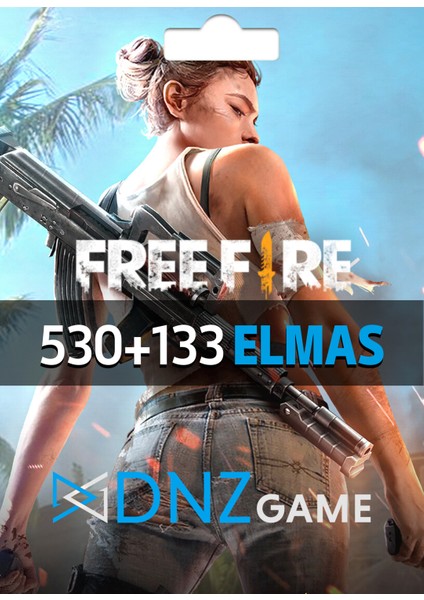 Garena Free Fire 530 + 133 Elmas Tr-Eu