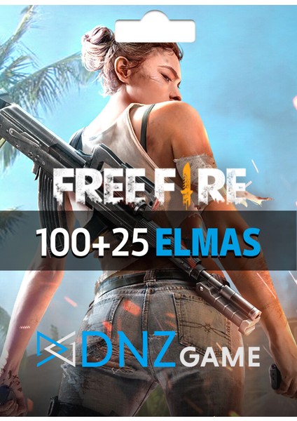 Garena Free Fire 100 + 25 Elmas Tr-Eu