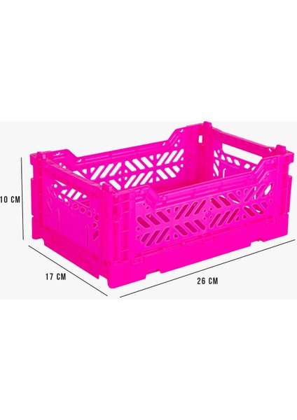Aykasa 261710 Minibox Neon Pink Katlanabilir Kasa