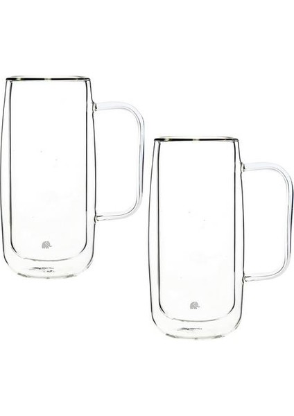 Glory D. Wall Çift Cidarlı Kulplu Byk Bardak 2Lİ450 ml 500.01.01.7794