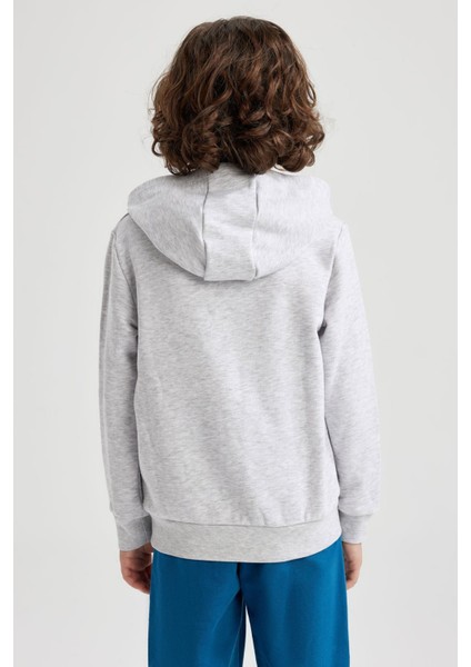 Erkek Çocuk Regular Fit Kapüşonlu Sweatshirt Z4596A623SP