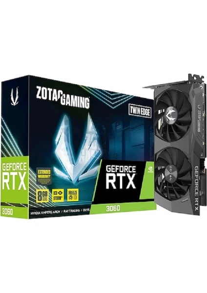 Nvıdıa Geforce Rtx 3060 Twın Edge 8GB Gddr6 128 Bit Ekran Kartı ZT-A30630E-10M