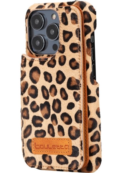 Apple iPhone 14 Pro Uyumlu Deri Kılıf Ubw LEO1N