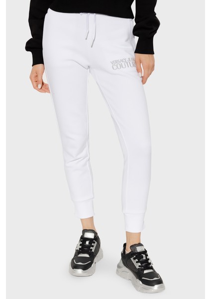 Pamuk Regular Fit Cepli Jogger Spor Pantolon Bayan Pantolon 73HAAT01 CF00T S03