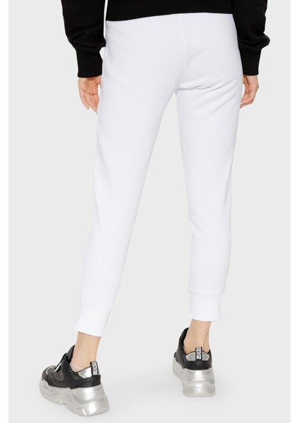 Pamuk Regular Fit Cepli Jogger Spor Pantolon Bayan Pantolon 73HAAT01 CF00T S03