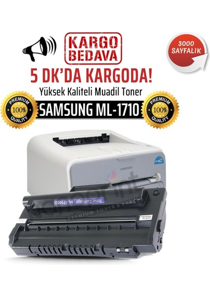 Samsung ML-1710/ML-1740 Uyumlu ML-1710 Muadil Toner /np/ ML1710