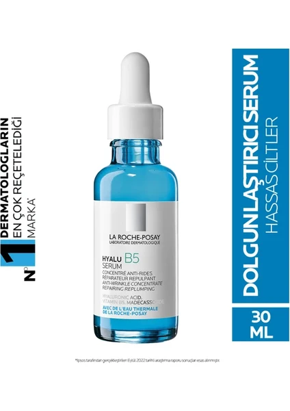 La Roche-Posay La Roche Posay Hyalu B5 Serum Hyalüronik Asit ve Vitamin B5 ile Nemlendirme ve Dolgunlastırma 30 ml