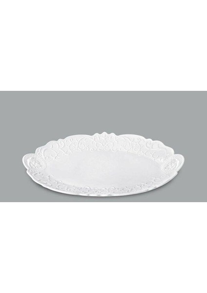 Veronica Oval Sunum Tabak 43X28X4 Lmg 751-L