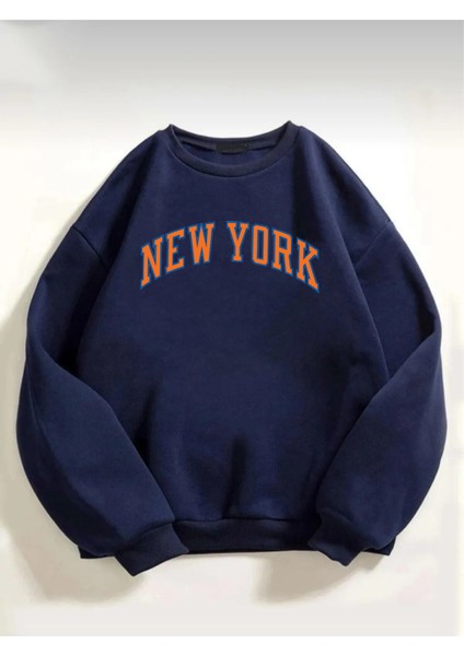 Unisex New York Baskılı Oversize Sweatshirt10