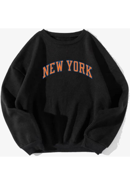 Unisex New York Baskılı Oversize Sweatshirt10
