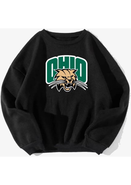 Unisex Ohıo Baskılı Oversize Sweatshirt10