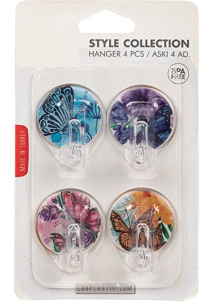 Yapışkanlı Damla Askı 4 Adet 165*100*20 mm