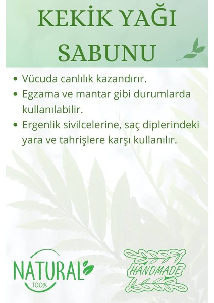Lik Kekik Yağı Sabunu El Yapımı Doğal Paletli 110 G modelleri