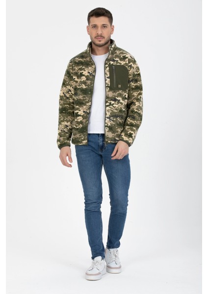 Zincir Cepli Kamuflaj Polar