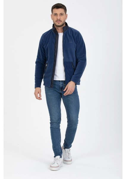 Yan Cep Fermuarlı Polar