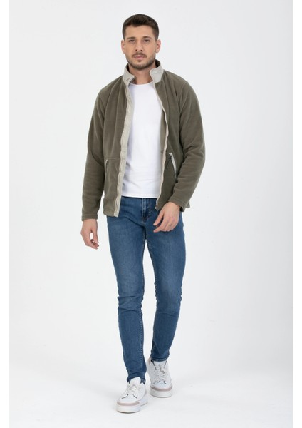 Yan Cep Fermuarlı Polar