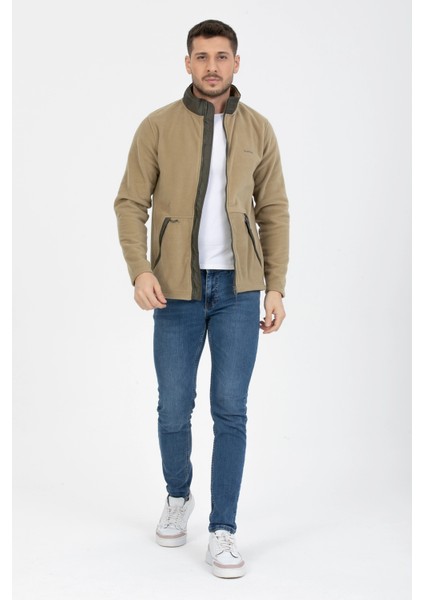 Yan Cep Fermuarlı Polar