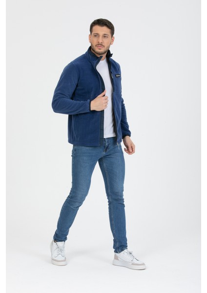 Fermuarlı Garnili Polar