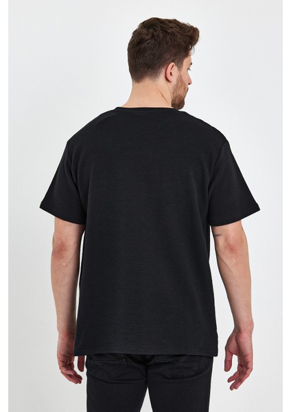 Bisiklet Yaka Cepli Ottoman Relax Fit T-Shirt RD23YE272305 fırsatları
