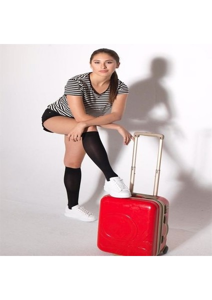 Diz Altı Varis Çorabı (Siyah Rengi) Orta Basınç Ccl2 fırsatları