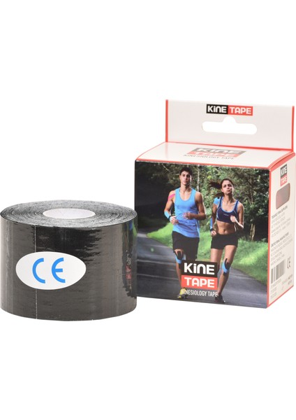 Kinesio Tape Sporcu Bandı Siyah Renk5 cm X5 M