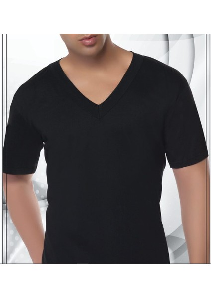 Fily Iç Giyim Ribana V Yaka Yarım Kol Fanila 6 Adet