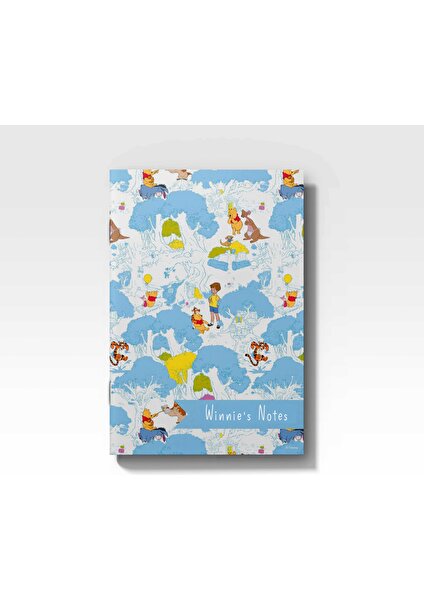 4 'lü Defter Seti A5 Çizgisiz Winnie The Pooh Collection 15X21 cm 64 Sayfa Vol: 02