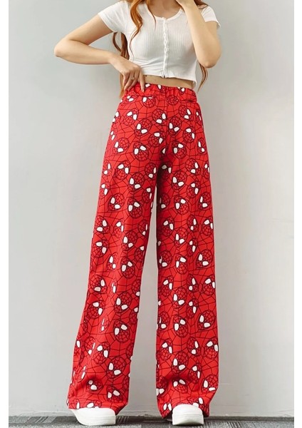 Unisex Kırmızı Spiderman Bol Paça Eşofman Altı fiyatları
