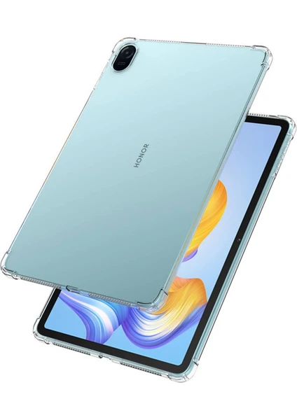 Honor Pad 8 12'' Inç 2022 Uyumlu Şeffaf Koruyucu Tablet Kılıfı Köşelerden Koruma HEY-W09