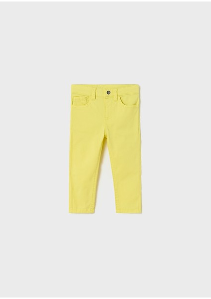 Erkek Bebek Slim Fit Pantolon Sarı 506 fiyatları