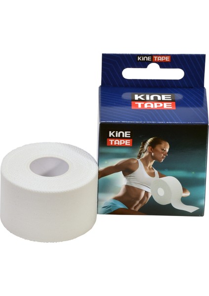 Rijit Fiksasyon Yapışkanlı Sporcu Bandajı 3.8 cm x 10 M Beyaz