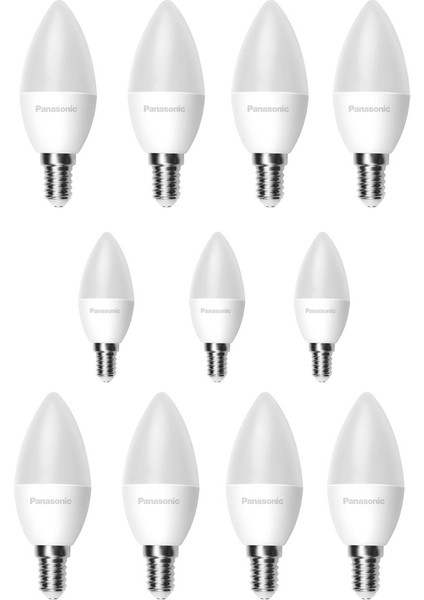 Led Ampul 5W E14 Beyaz Işık 10 Adet Orijinal Kutulu