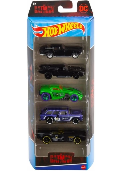 Hot Wheels Beşli Araba Seti Batman HFV88