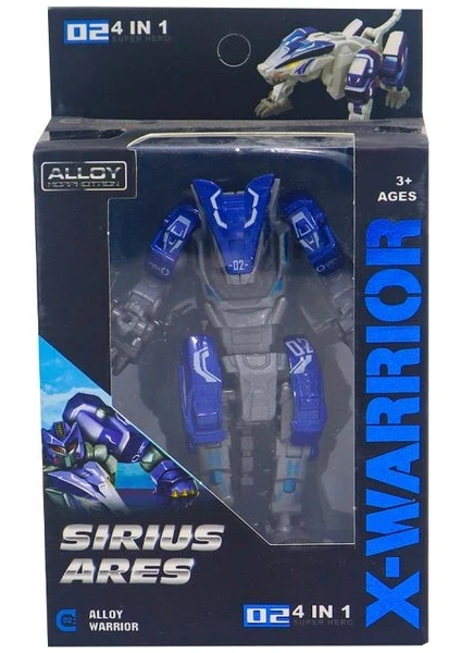 x - Warrior 4'lü Transformer Seti Sirius Ares