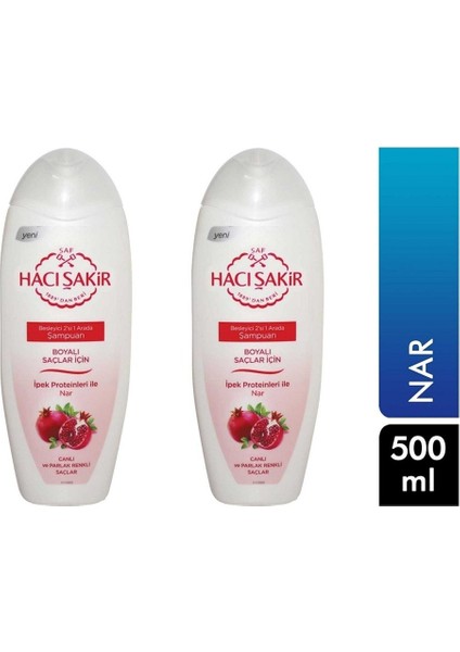 Şampuan 500 mlNar 2 Adet