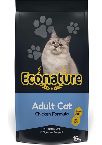 Tavuklu Adult Kedi Maması 15kg Chicken Adult Yetişkin Kuru Kedi Maması