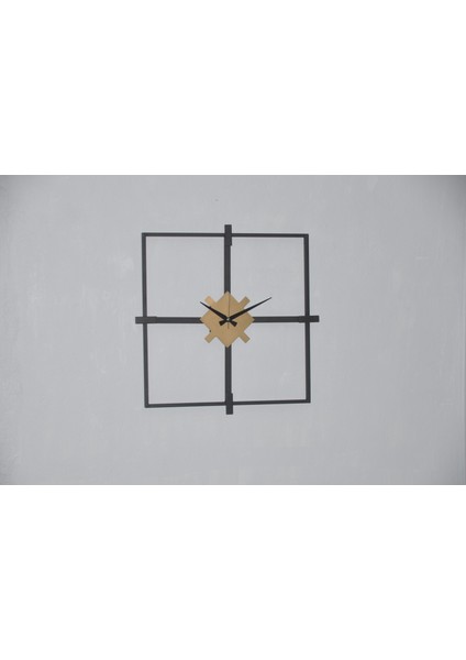Venedik Siyah Metal Duvar Saati 56 x 56 cm MKN-104-BLACK fiyatları