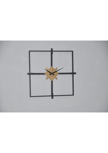 Venedik Siyah Metal Duvar Saati 56 x 56 cm MKN-104-BLACK modelleri