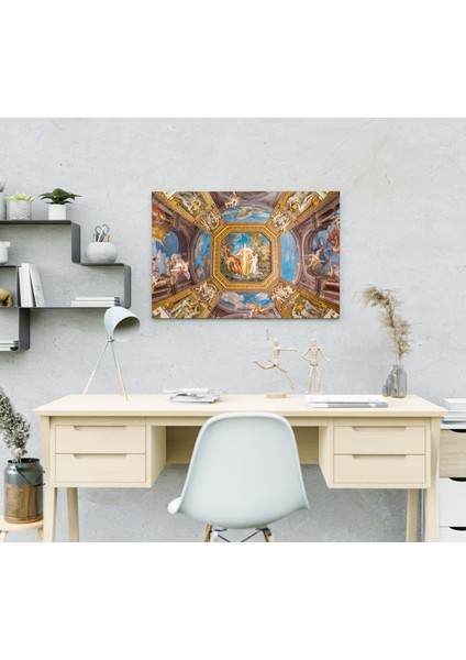 Fresco Ceilings Vatican Müzesi Tavanı Dekoratif Yatay Kanvas Tablo indirimleri