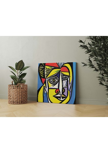 Quasimodo Face Picasso Dekoratif Kare Kanvas Tablo