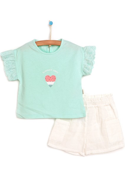 Watermelon Tshirt-Şort Takım Kız Bebek10