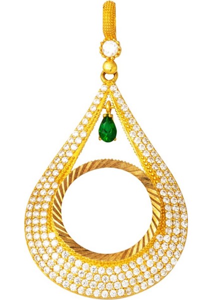 Çeyrek Altınlık Damla Kolye Ucu